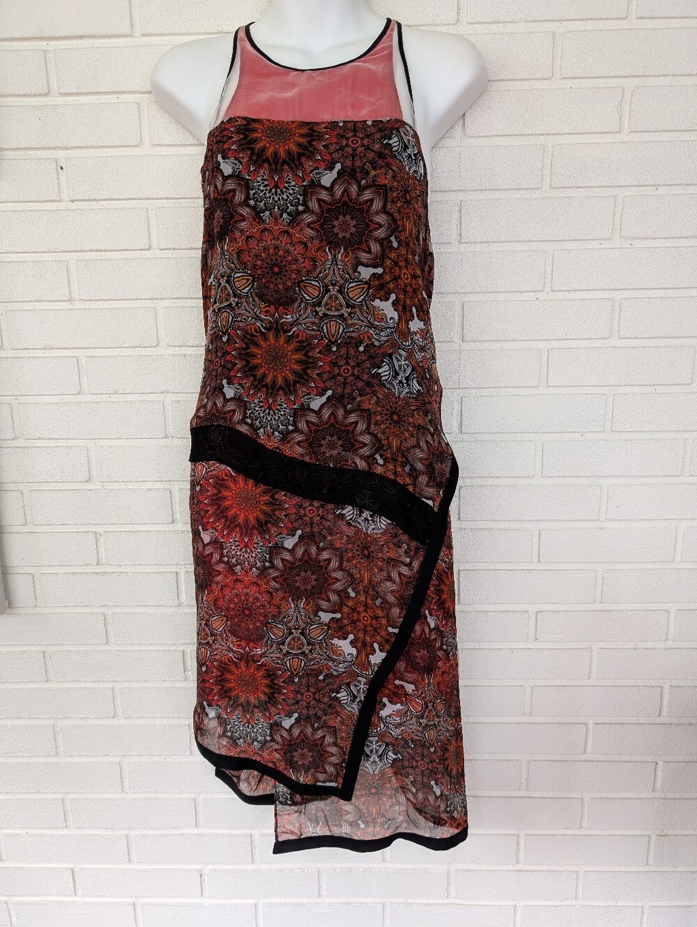 Helmut Lang Unique Asymmetric Design Layered Dress - Picture 10 of 10